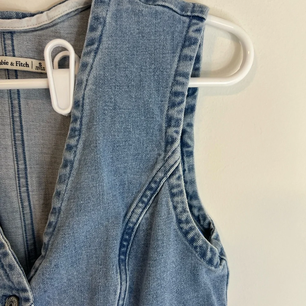 Abercrombie & Fitch Blue Midi Dress - Picture 7 of 16